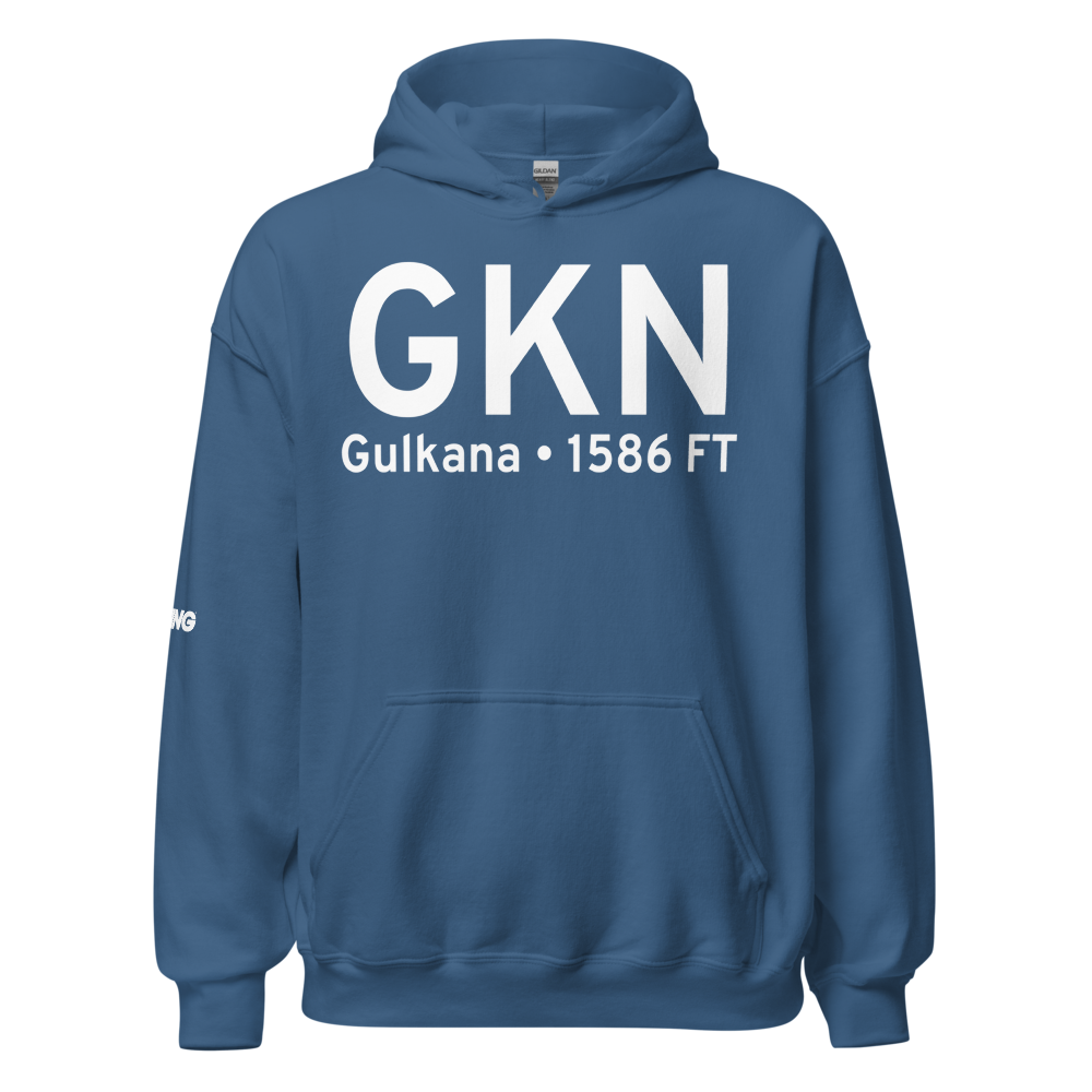 Gulkana (PAGK) Airport Hoodie Sweatshirt 