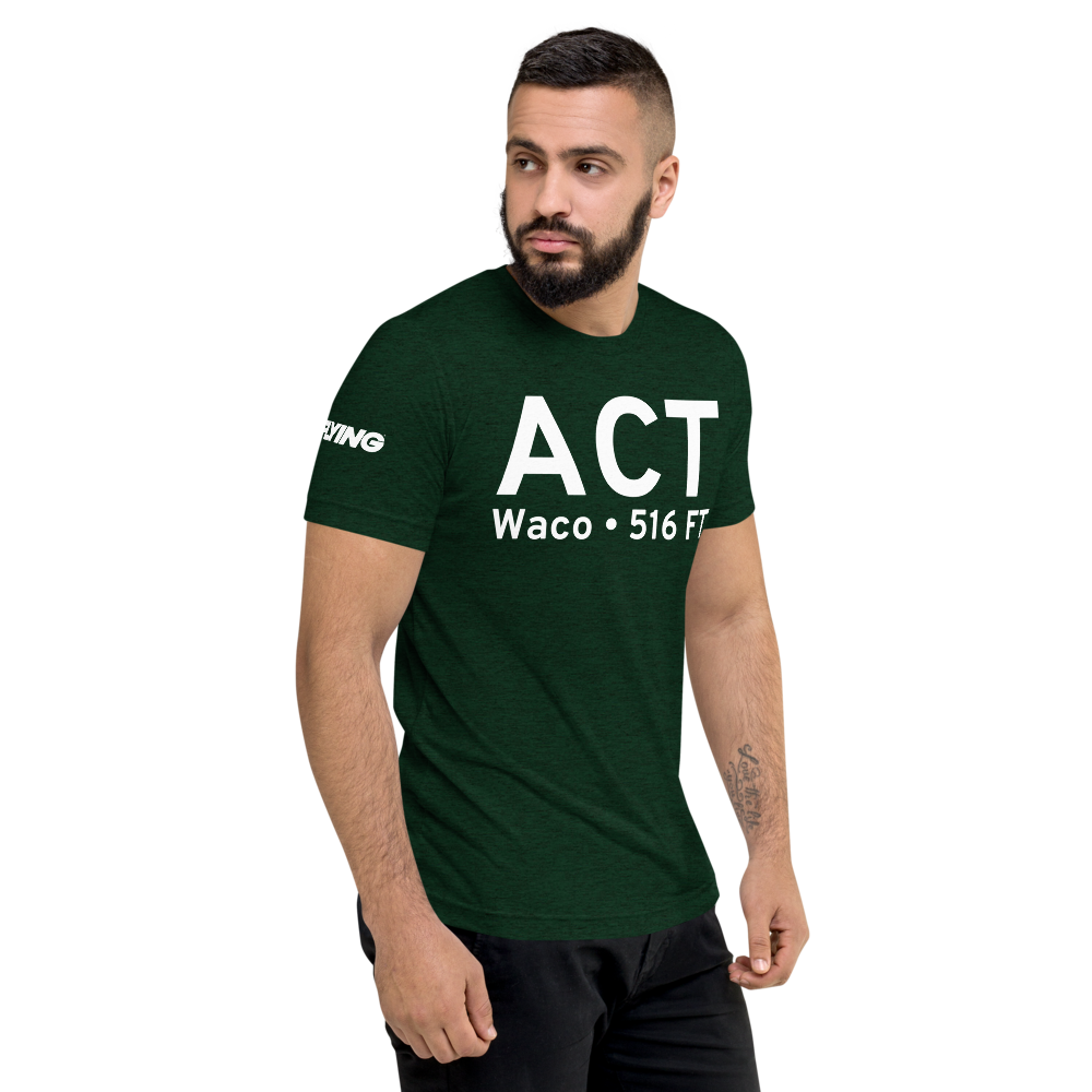 Waco (KACT) Airport Tri-blend T-Shirt 