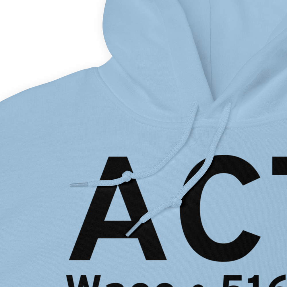 Waco (KACT) Airport Hoodie Sweatshirt 