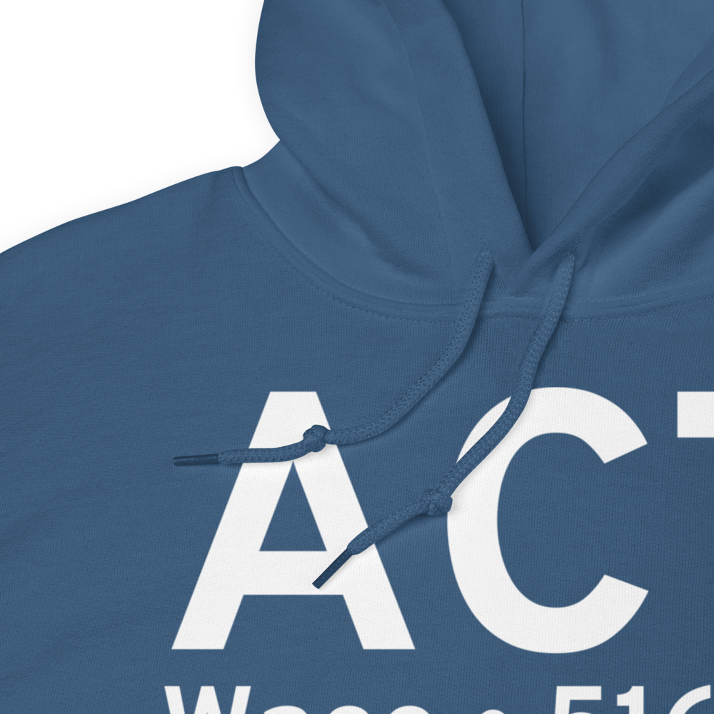 Waco (KACT) Airport Hoodie Sweatshirt 