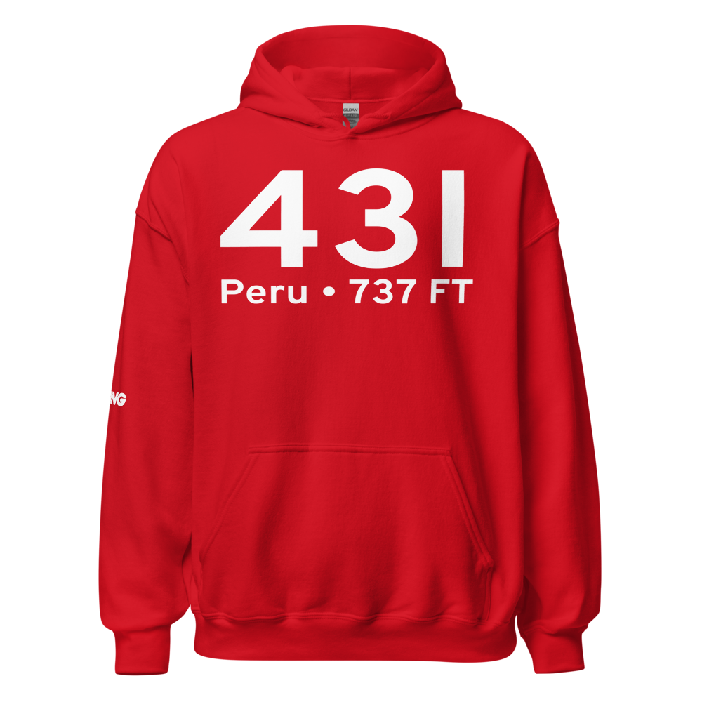 Peru (43I) Airport Hoodie Sweatshirt 