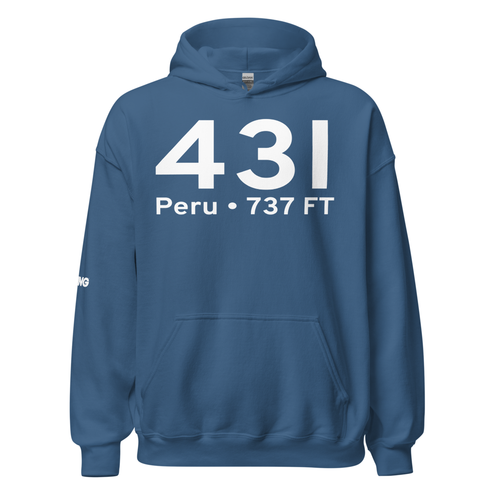 Peru (43I) Airport Hoodie Sweatshirt 