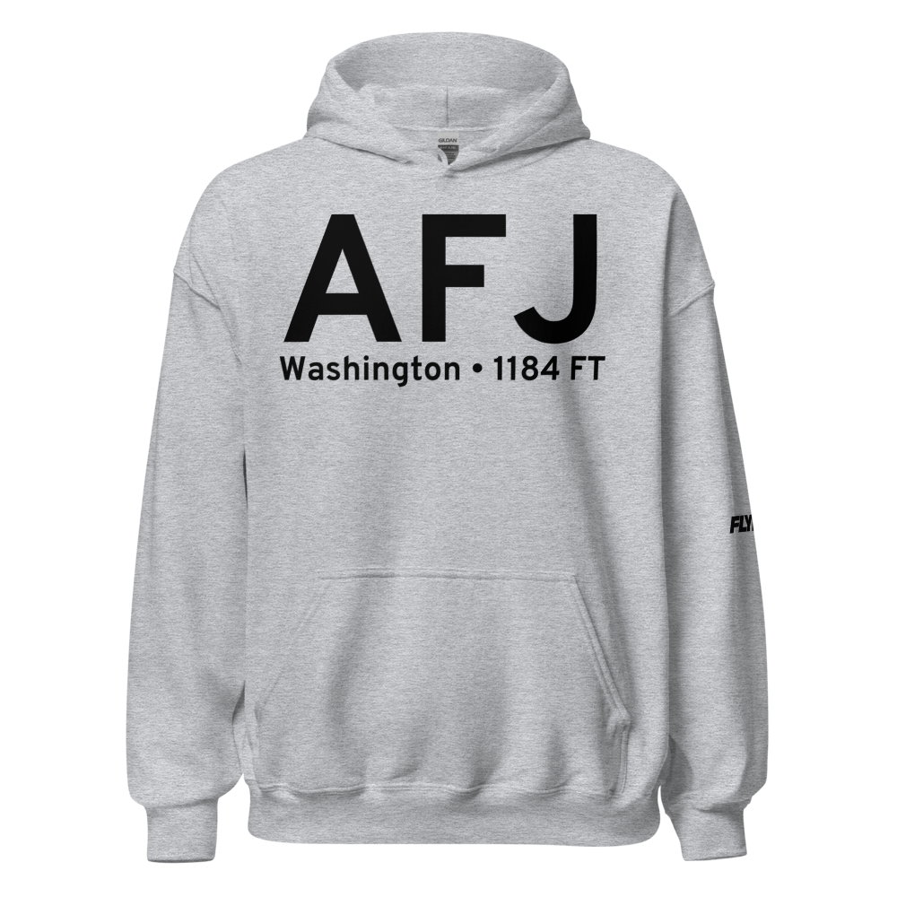 Washington (KAFJ) Airport Hoodie Sweatshirt 