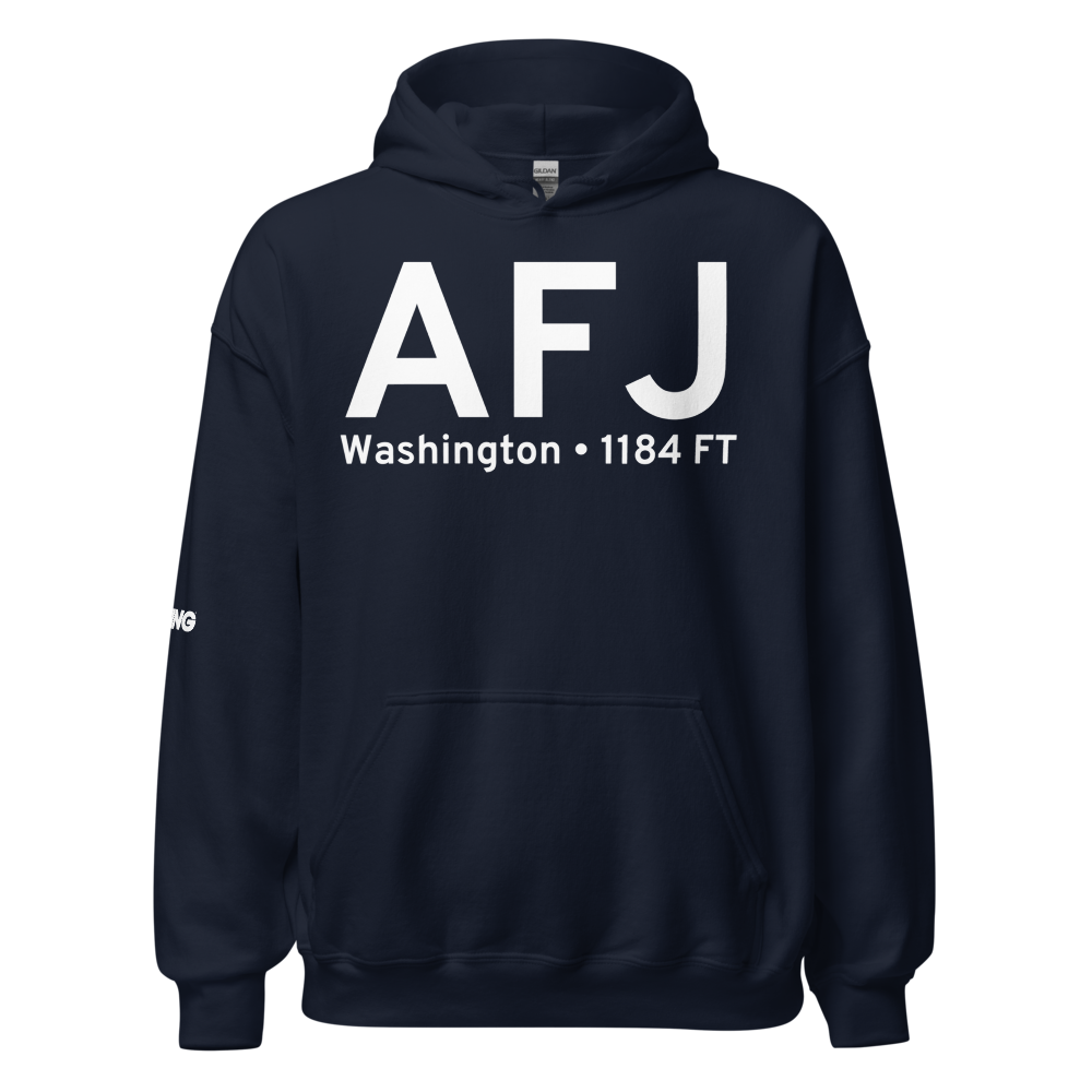 Washington (KAFJ) Airport Hoodie Sweatshirt 