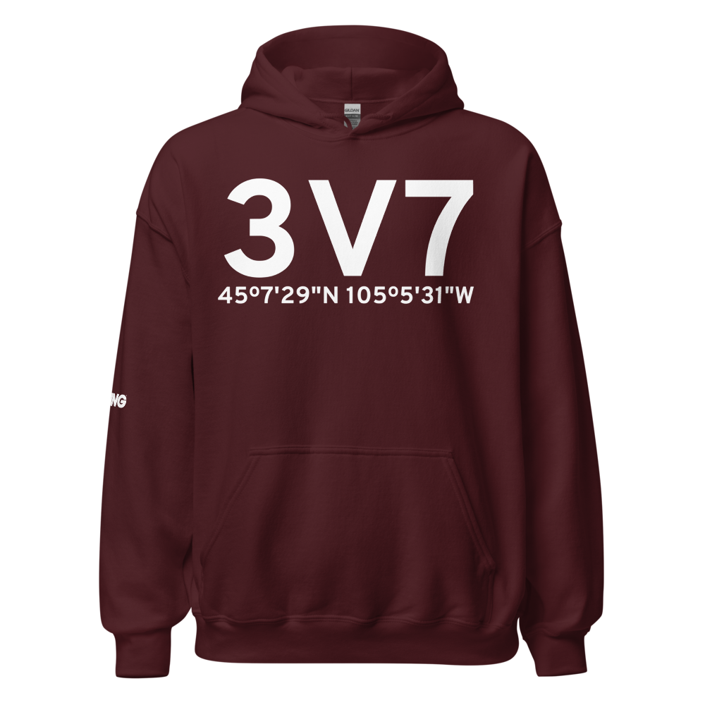 Belle Creek (K3V7) Airport Hoodie Sweatshirt 
