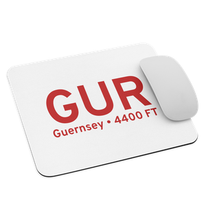 Guernsey (K7V6) Airport  Mouse Pad