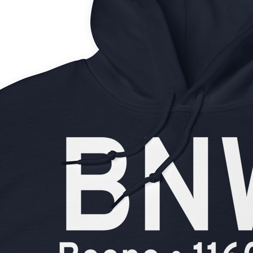 Boone (KBNW) Airport Hoodie Sweatshirt 