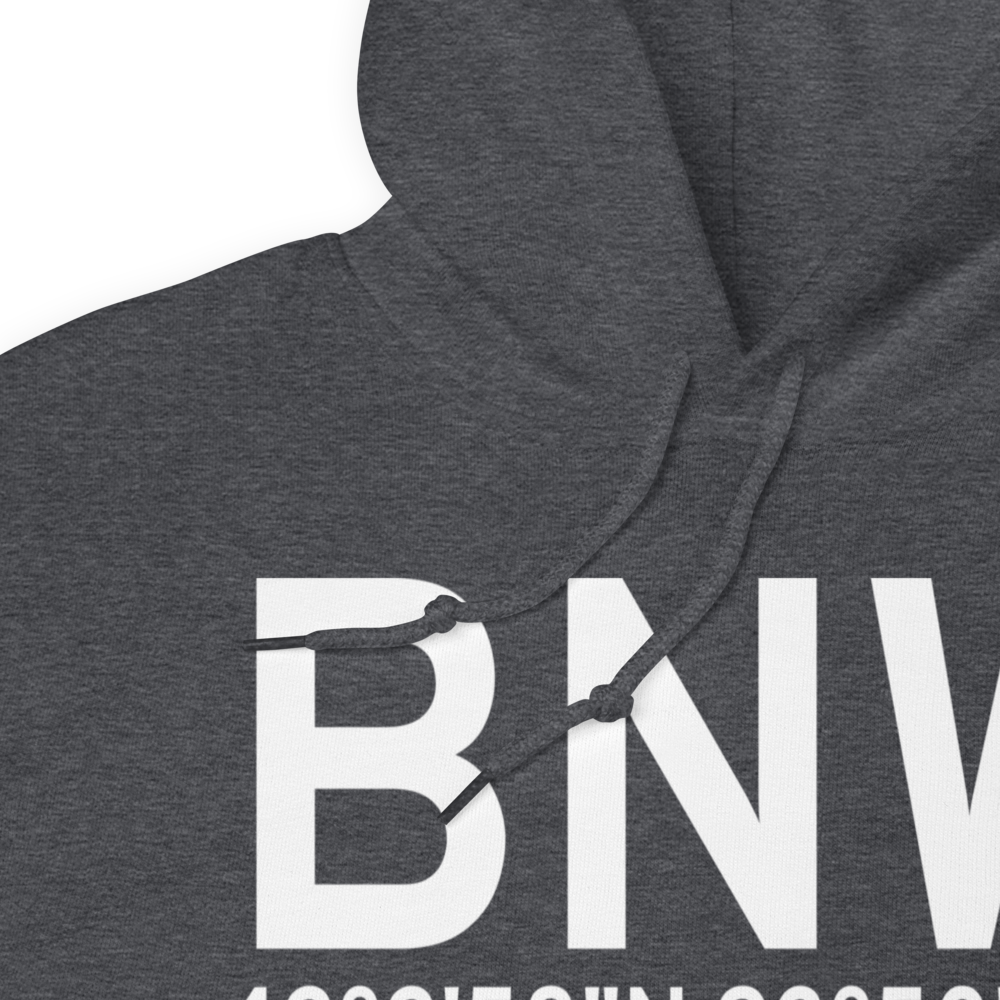 Boone (KBNW) Airport Hoodie Sweatshirt 