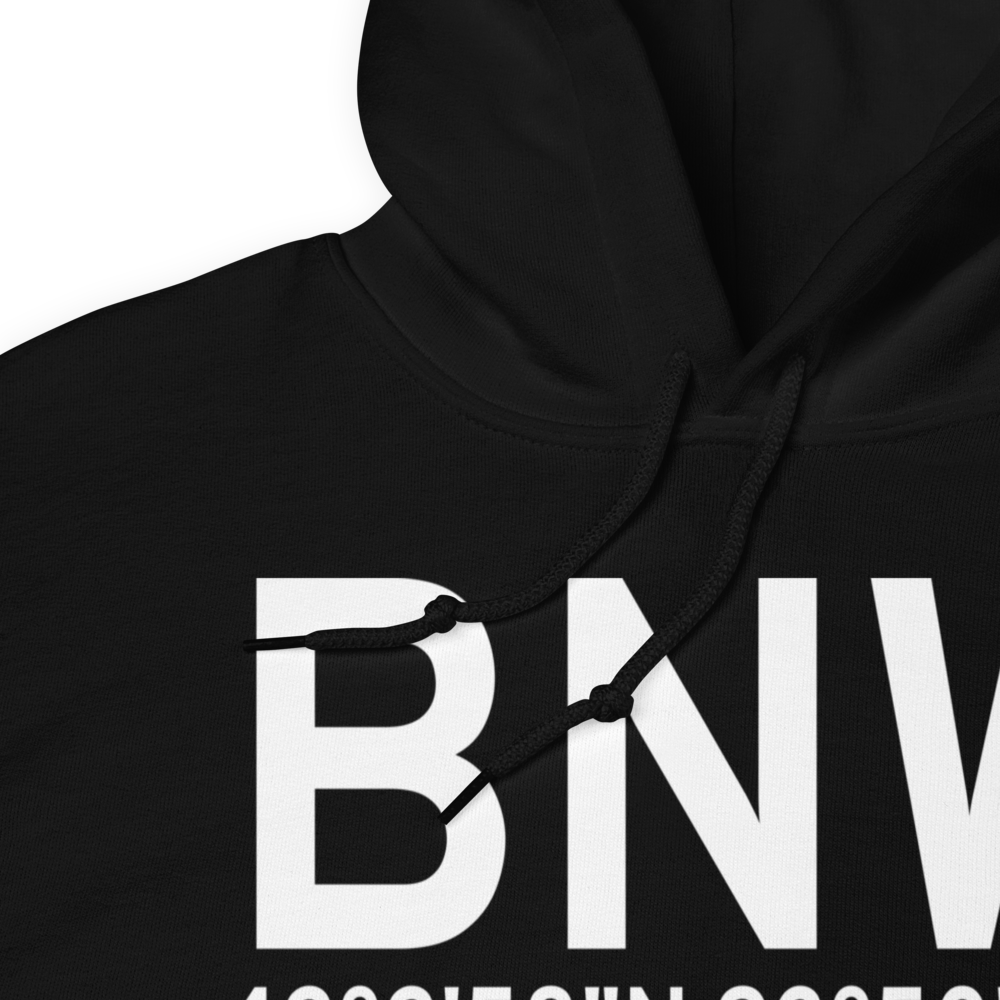 Boone (KBNW) Airport Hoodie Sweatshirt 