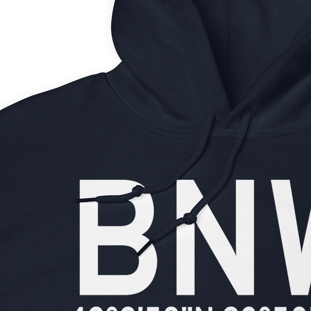 Boone (KBNW) Airport Hoodie Sweatshirt 