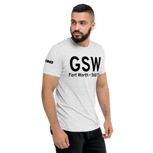 Fort Worth (KGSW) Airport Tri-blend T-Shirt