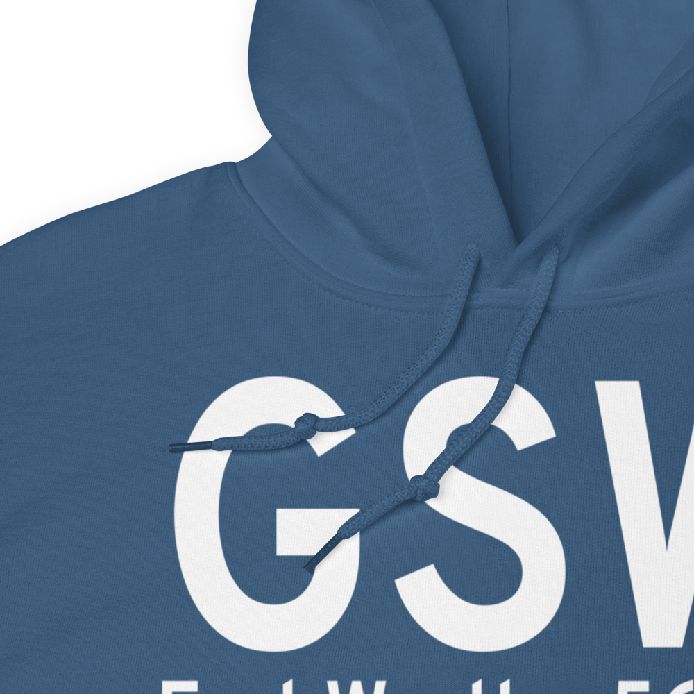 Fort Worth (KGSW) Airport Hoodie Sweatshirt 