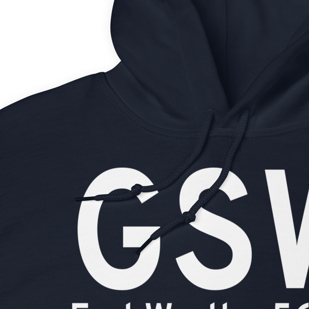 Fort Worth (KGSW) Airport Hoodie Sweatshirt 