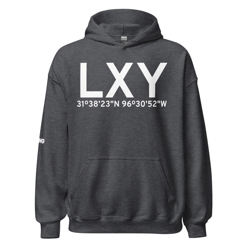 Mexia (KLXY) Airport Hoodie Sweatshirt 