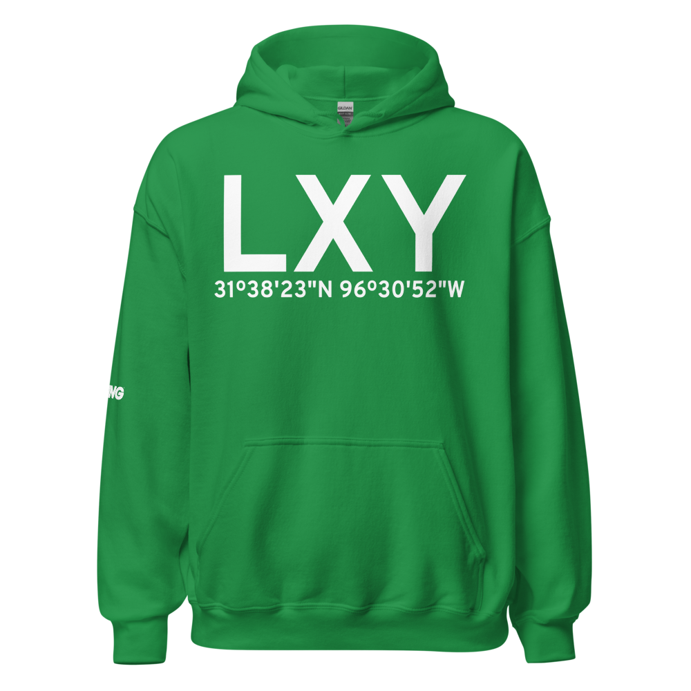 Mexia (KLXY) Airport Hoodie Sweatshirt 