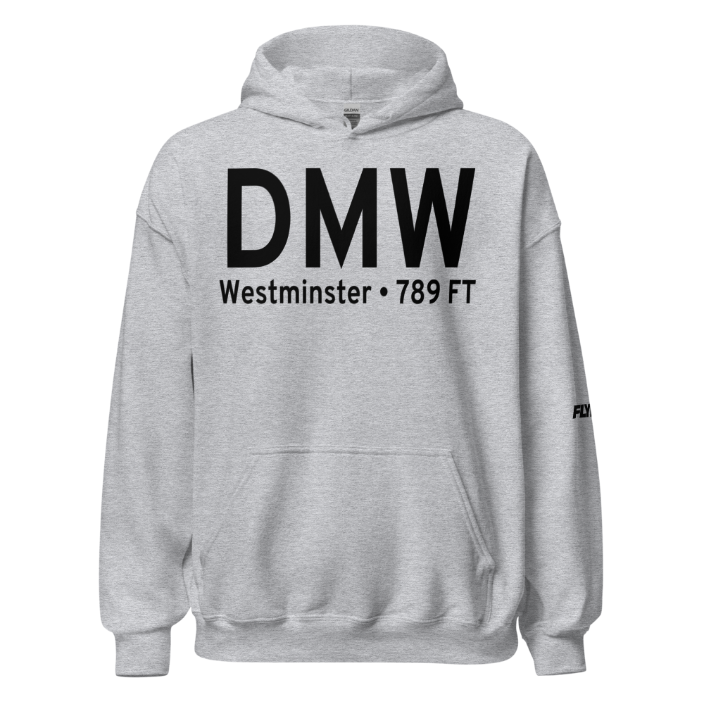 Westminster (KDMW) Airport Hoodie Sweatshirt 