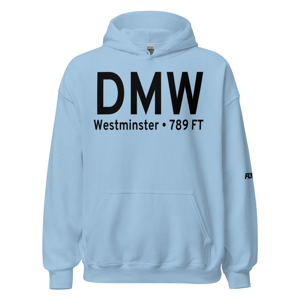 Westminster (KDMW) Airport Hoodie Sweatshirt 