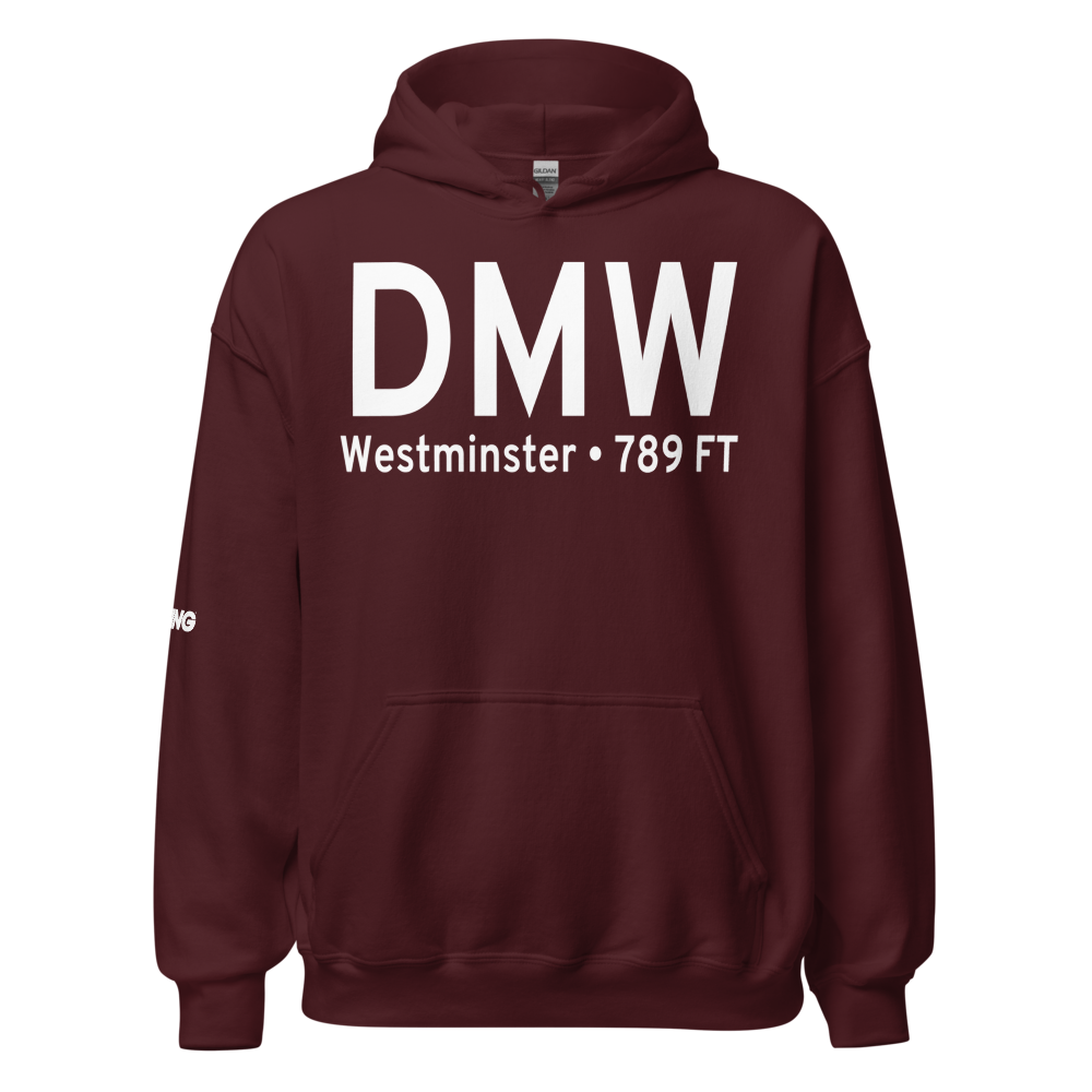 Westminster (KDMW) Airport Hoodie Sweatshirt 