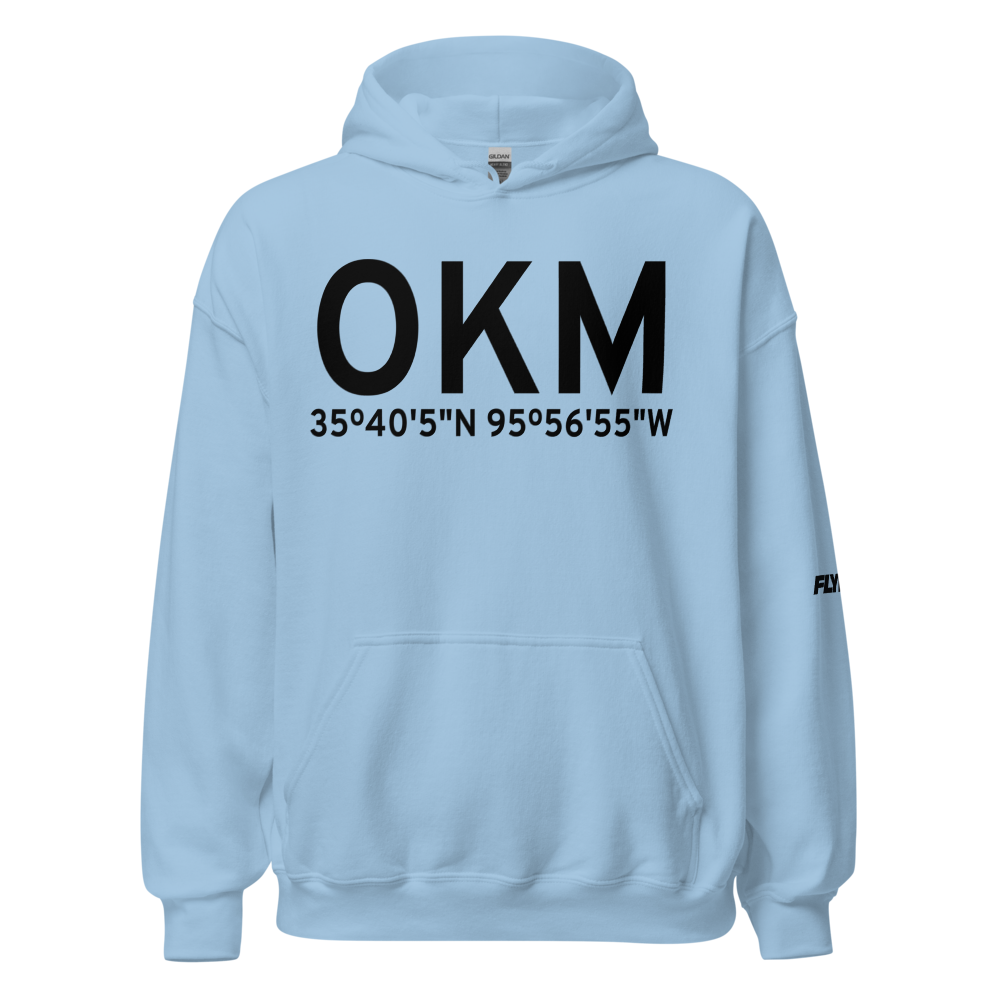 Okmulgee (KOKM) Airport Hoodie Sweatshirt 