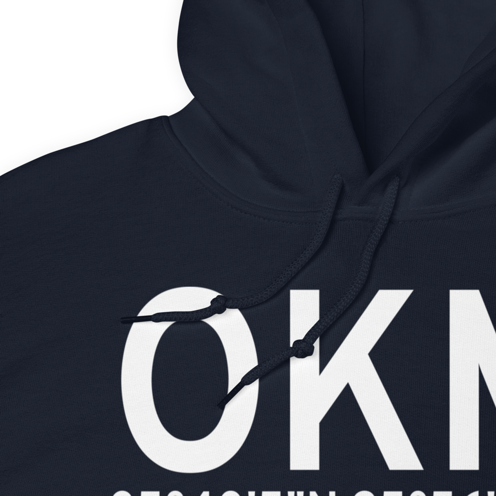 Okmulgee (KOKM) Airport Hoodie Sweatshirt 