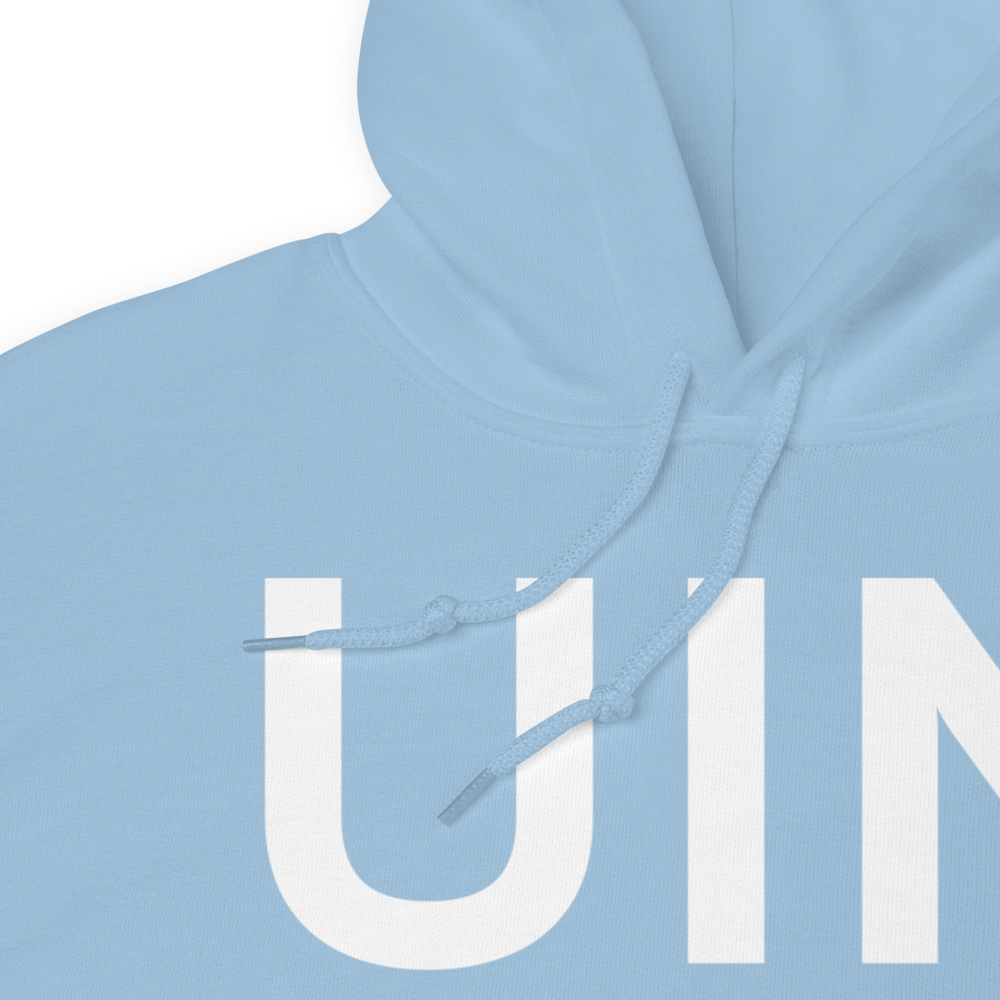 Quincy (KUIN) Airport Hoodie Sweatshirt 
