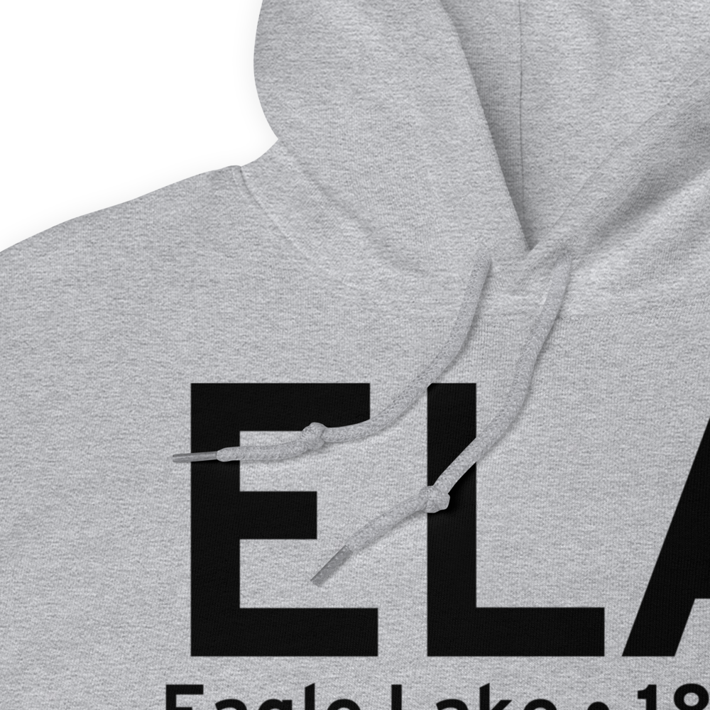 Eagle Lake (KELA) Airport Hoodie Sweatshirt 