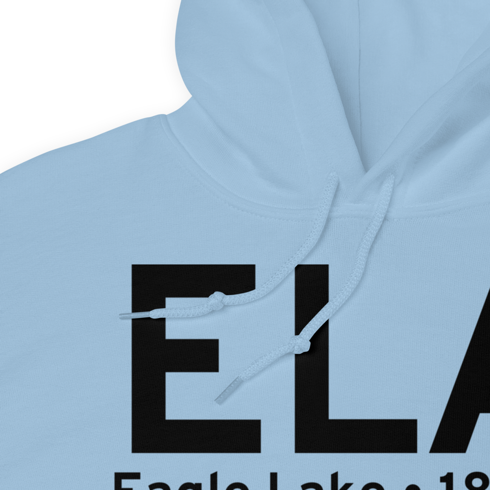 Eagle Lake (KELA) Airport Hoodie Sweatshirt 