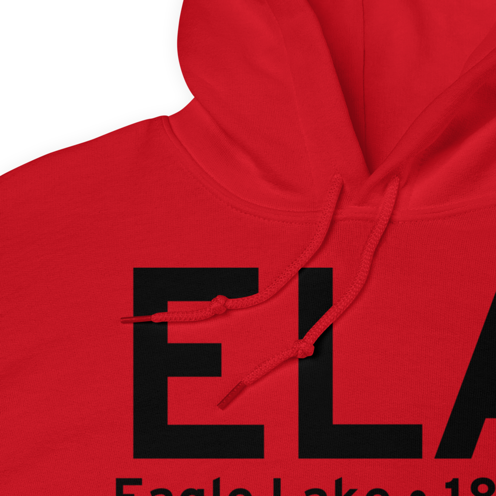 Eagle Lake (KELA) Airport Hoodie Sweatshirt 