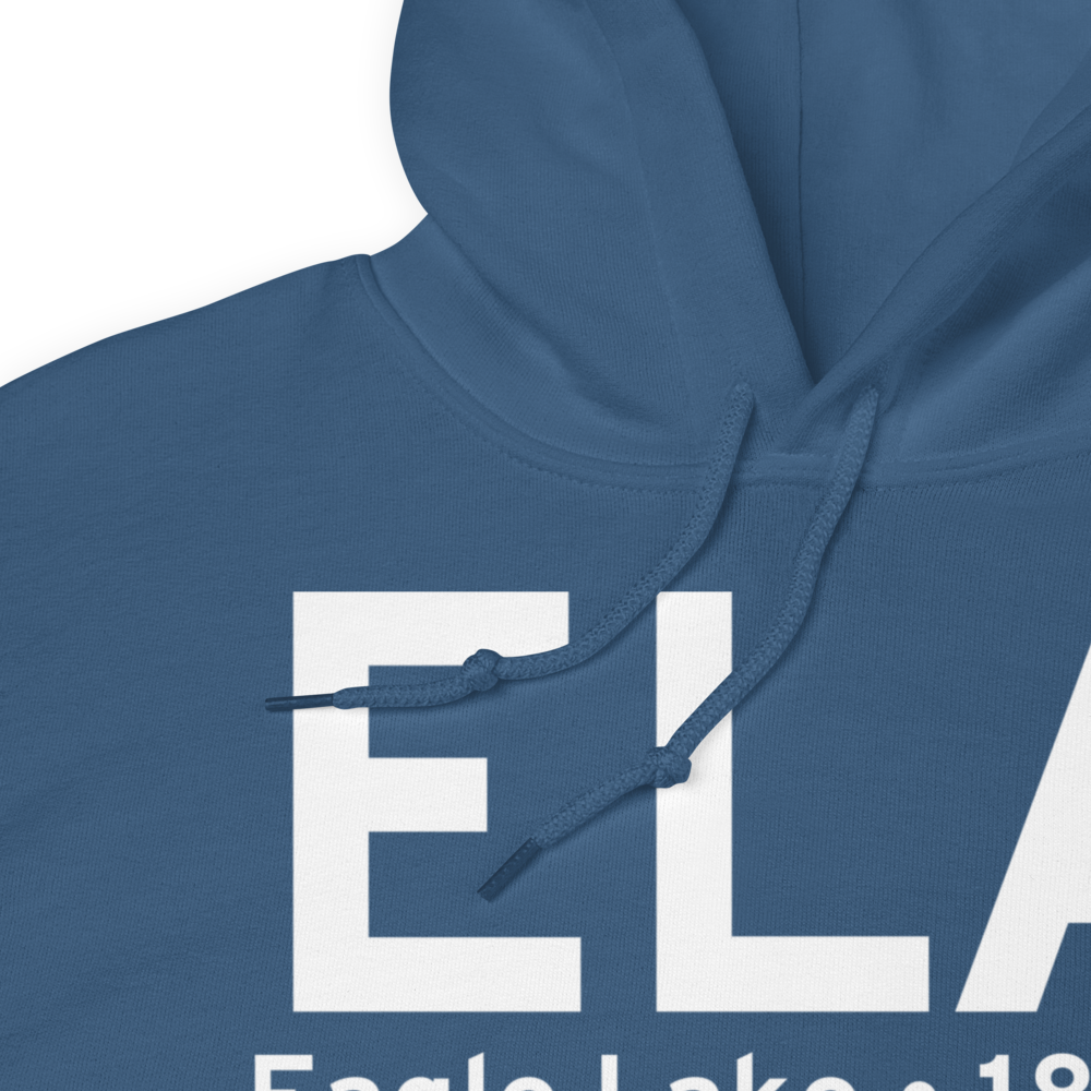 Eagle Lake (KELA) Airport Hoodie Sweatshirt 