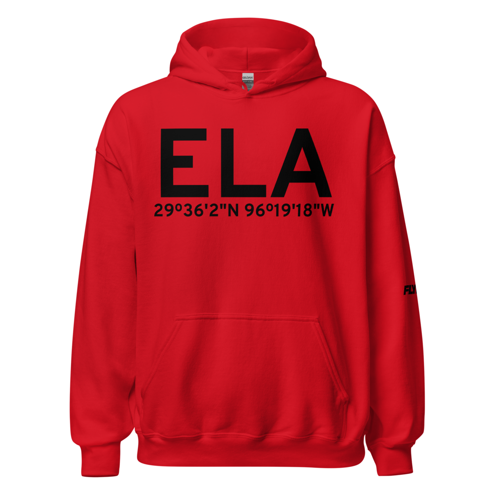 Eagle Lake (KELA) Airport Hoodie Sweatshirt 