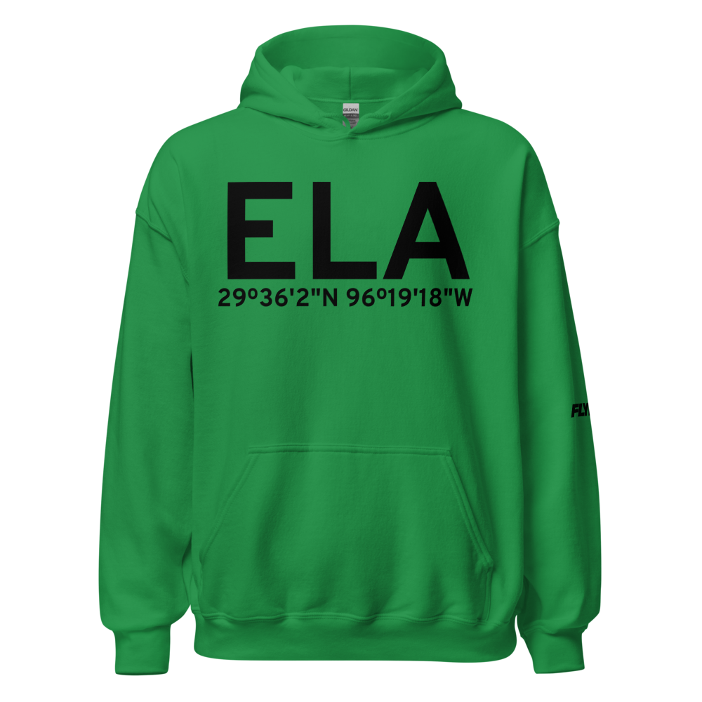 Eagle Lake (KELA) Airport Hoodie Sweatshirt 