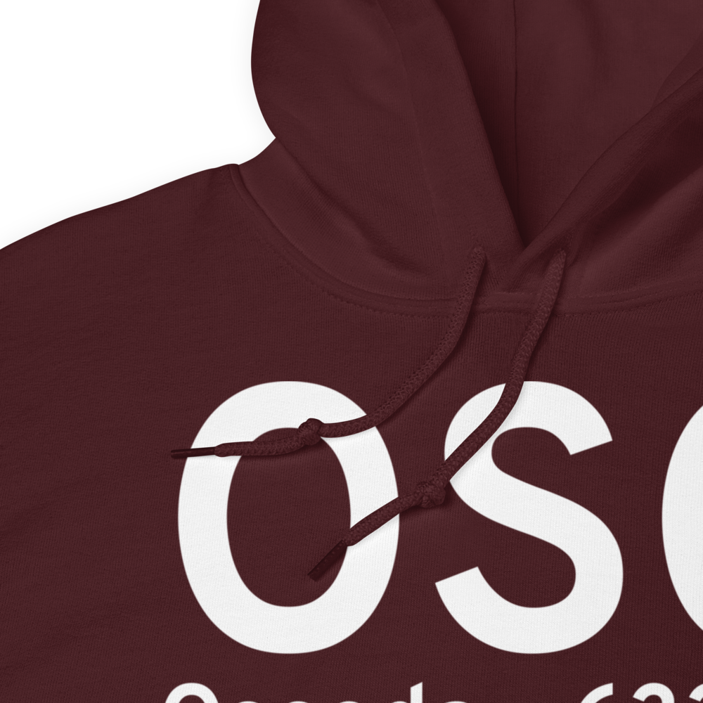 Oscoda (KOSC) Airport Hoodie Sweatshirt 