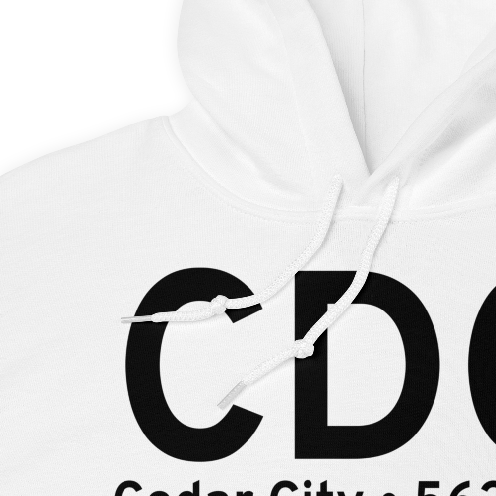 Cedar City (KCDC) Airport Hoodie Sweatshirt 