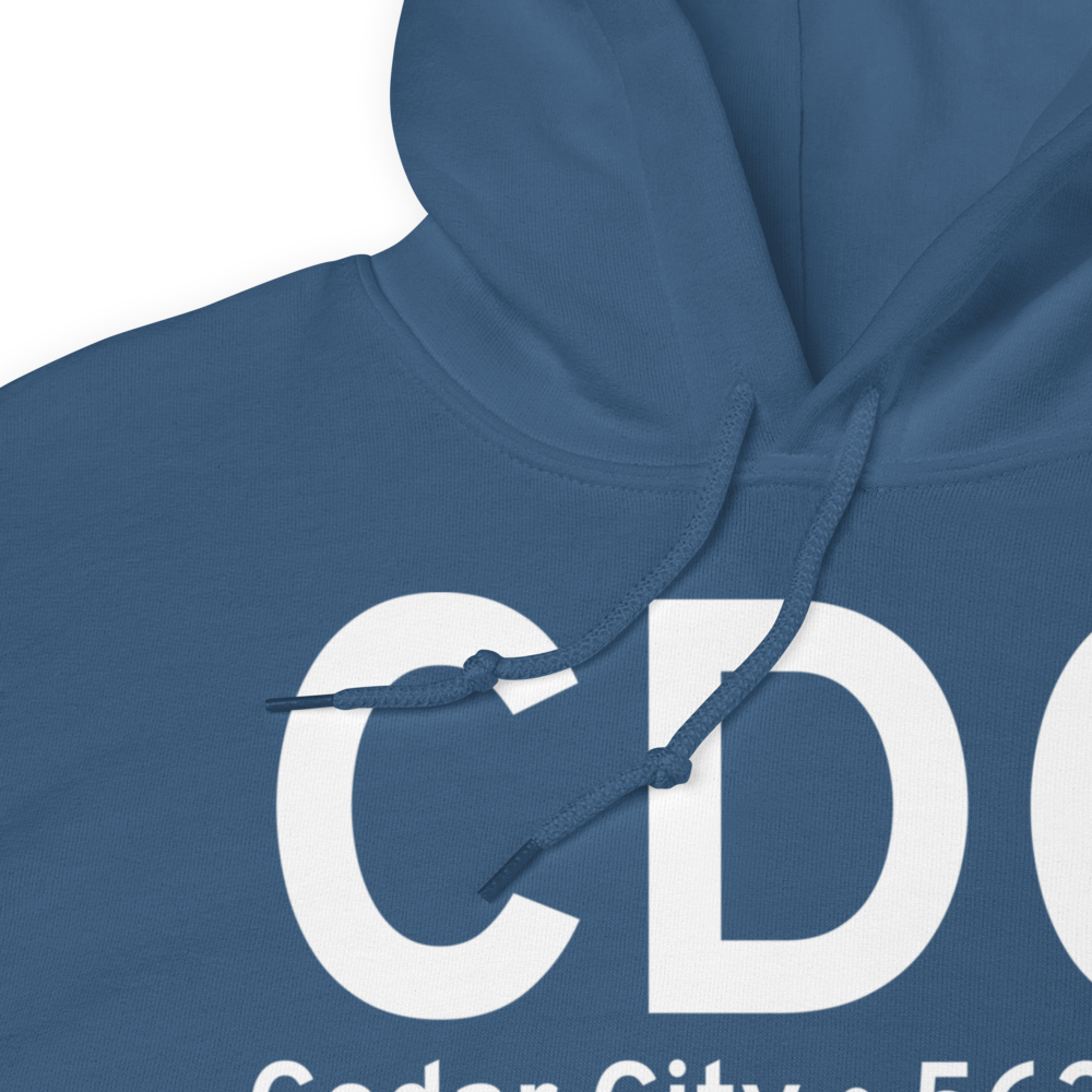 Cedar City (KCDC) Airport Hoodie Sweatshirt 