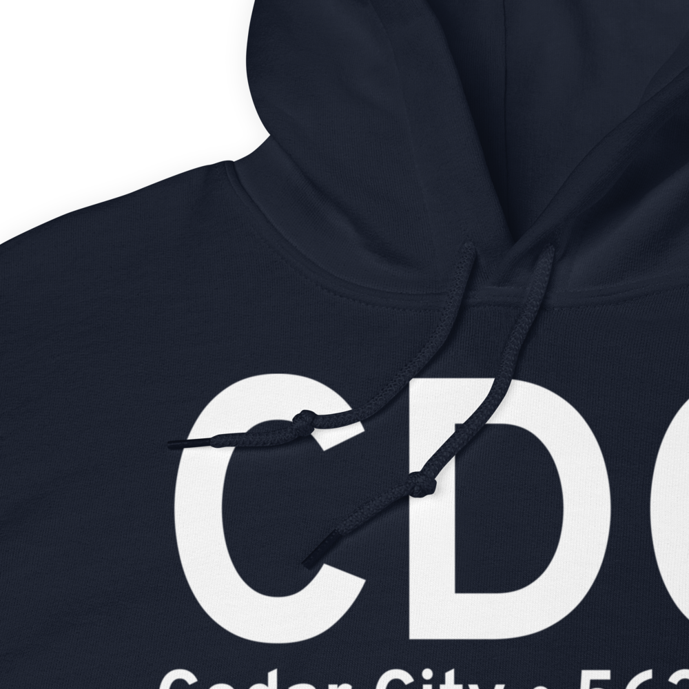 Cedar City (KCDC) Airport Hoodie Sweatshirt 
