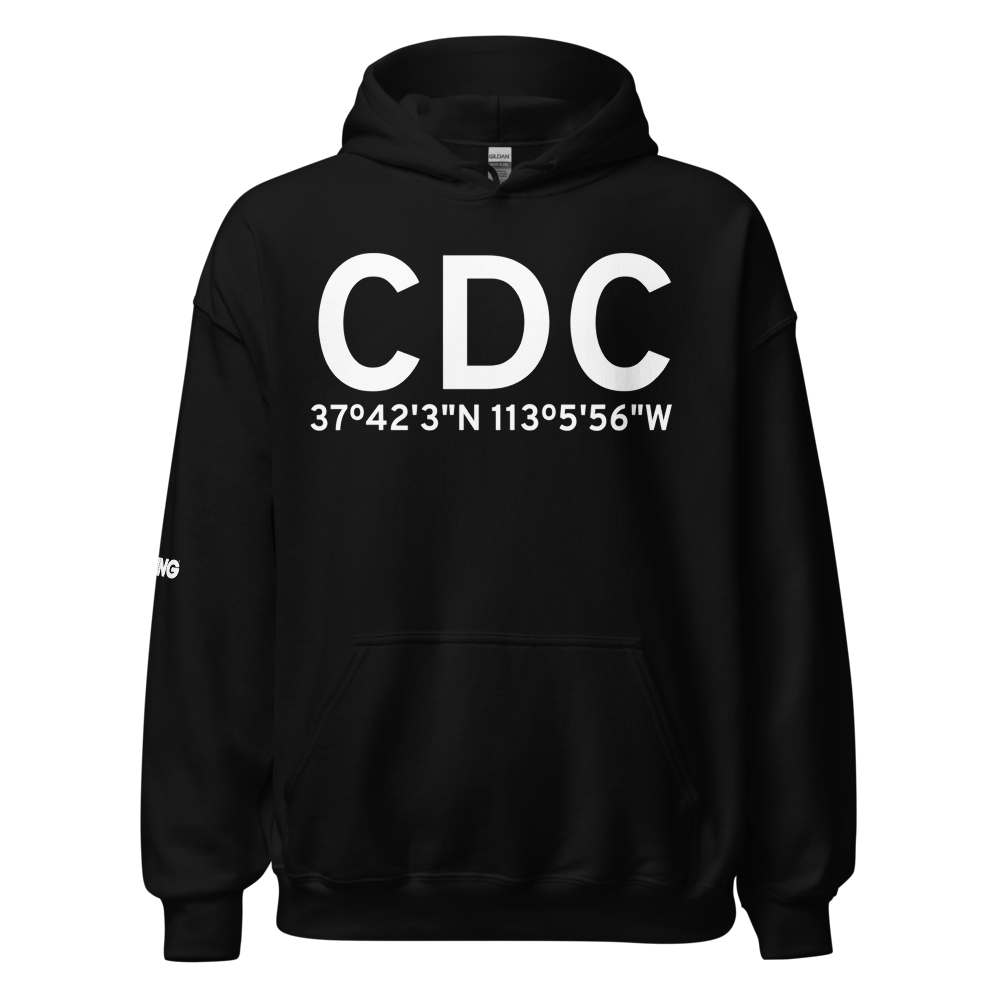 Cedar City (KCDC) Airport Hoodie Sweatshirt 