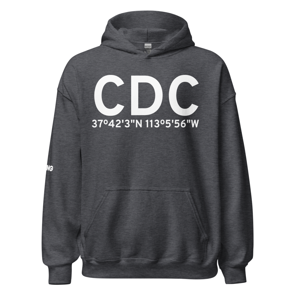 Cedar City (KCDC) Airport Hoodie Sweatshirt 