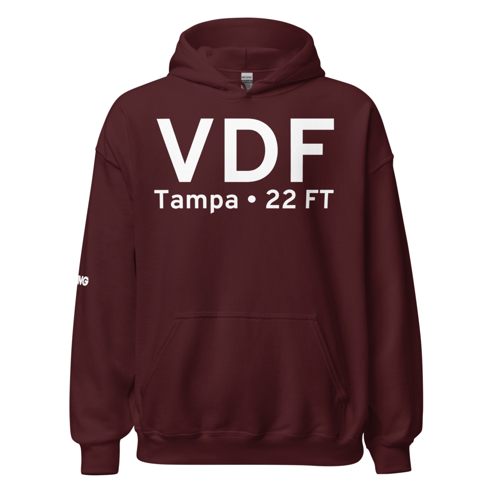 Tampa (KVDF) Airport Hoodie Sweatshirt 