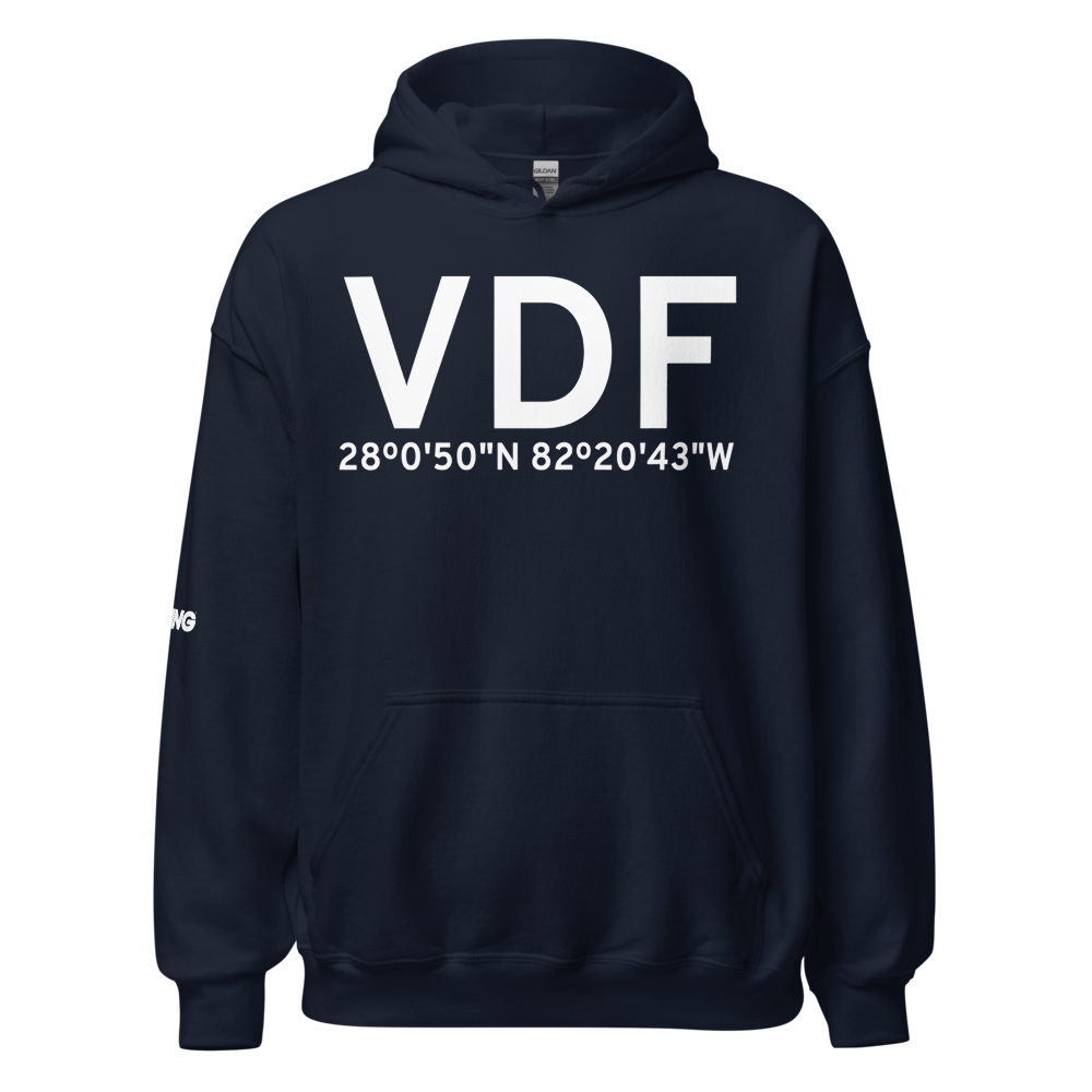 Tampa (KVDF) Airport Hoodie Sweatshirt 