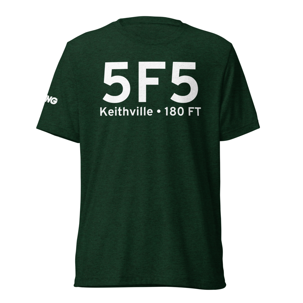Keithville (5F5) Airport Tri-blend T-Shirt 