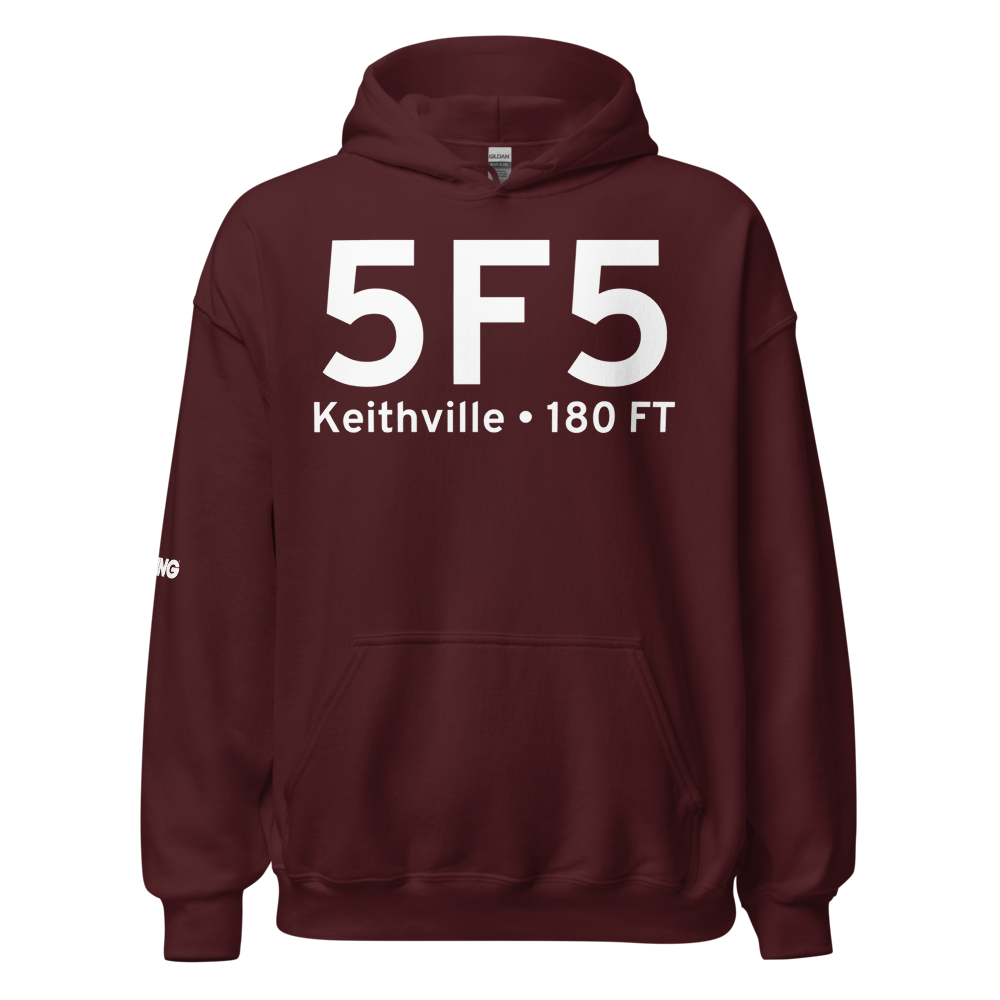 Keithville (5F5) Airport Hoodie Sweatshirt 