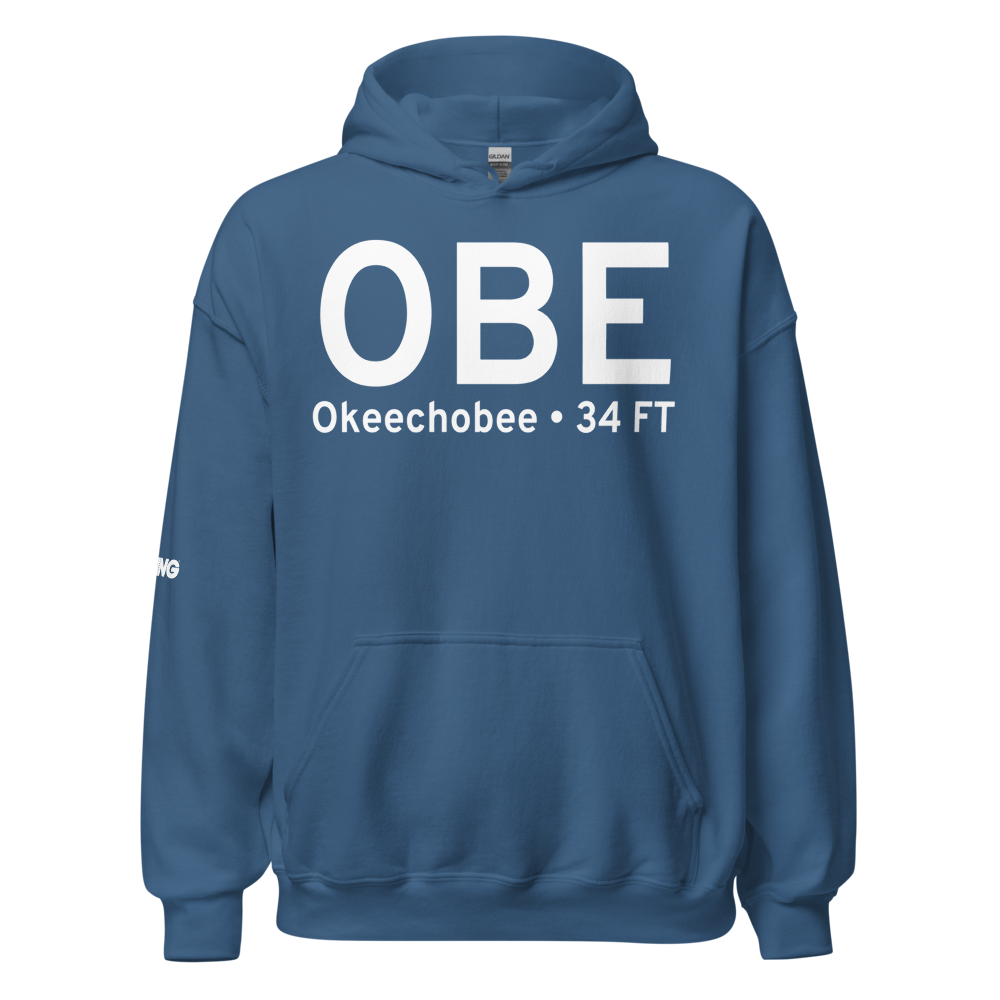 Okeechobee (KOBE) Airport Hoodie Sweatshirt 