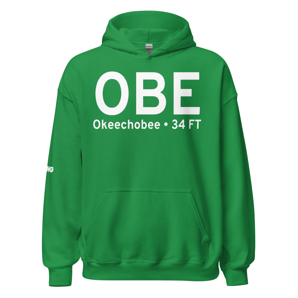 Okeechobee (KOBE) Airport Hoodie Sweatshirt 