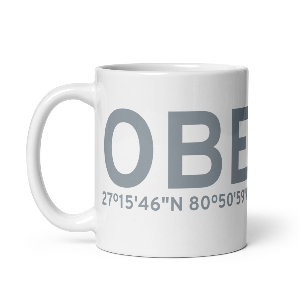 Okeechobee (KOBE) Airport Mug 
