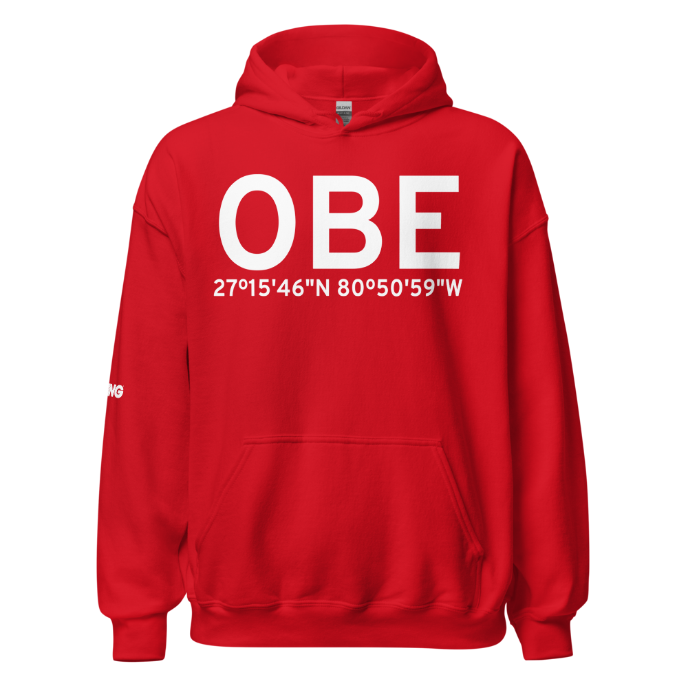 Okeechobee (KOBE) Airport Hoodie Sweatshirt 