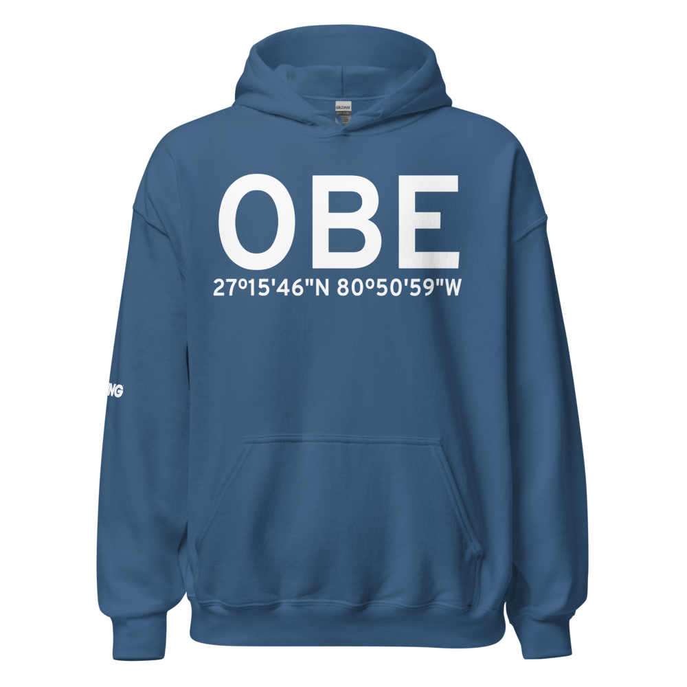 Okeechobee (KOBE) Airport Hoodie Sweatshirt 