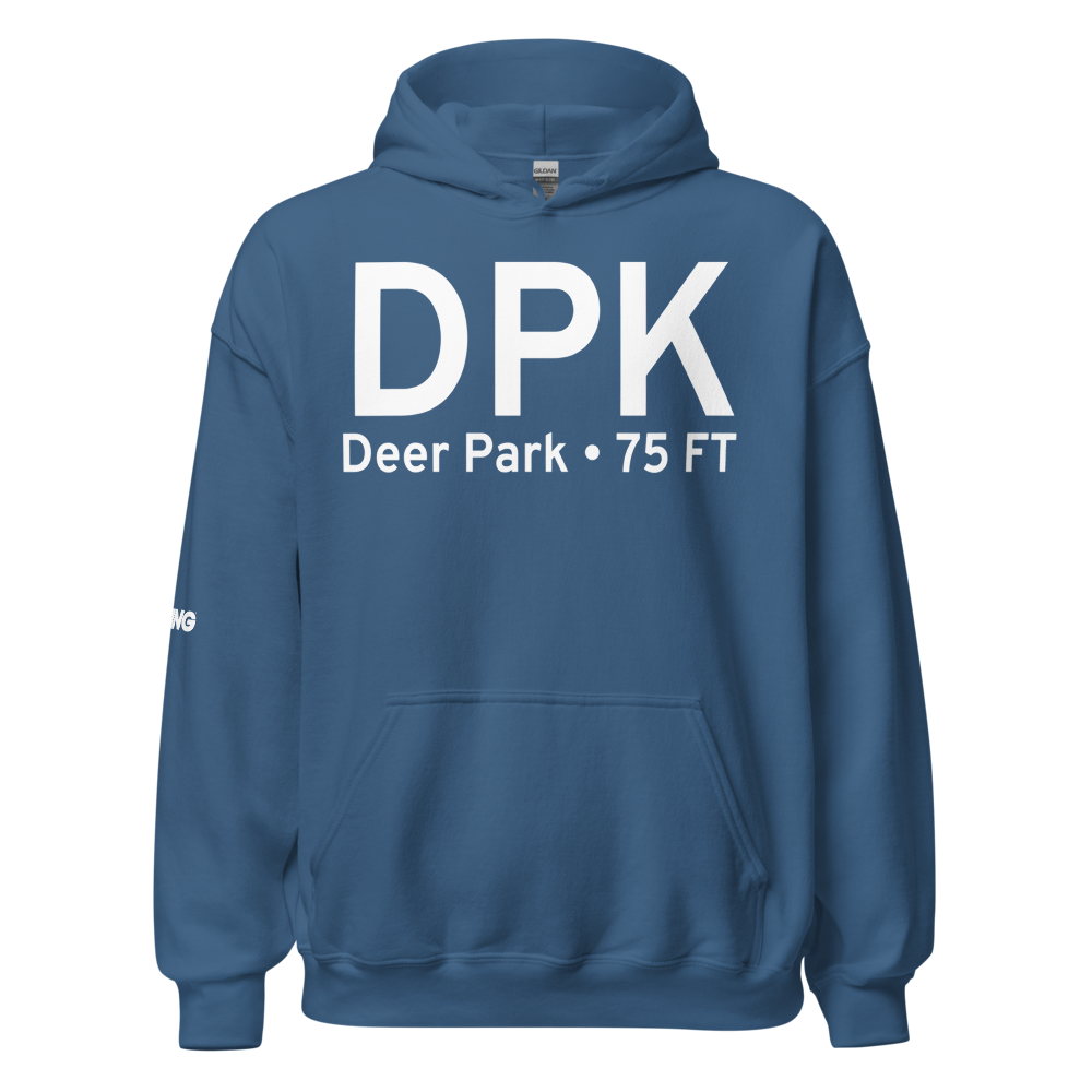 Deer Park (DPK) Airport Hoodie Sweatshirt 
