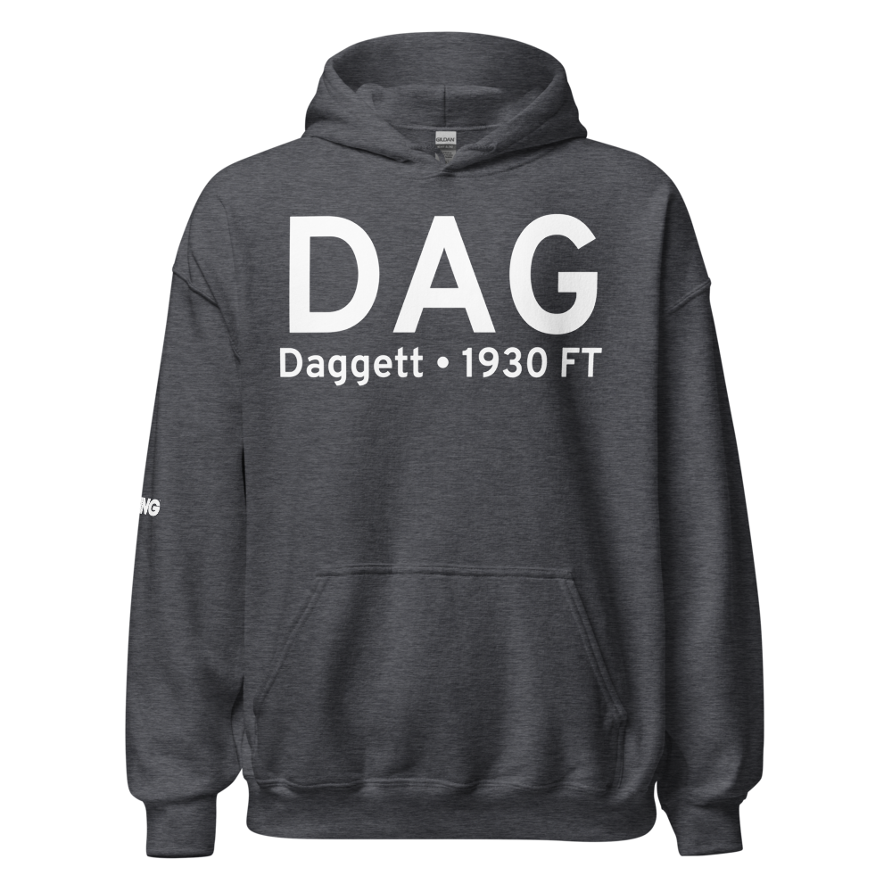 Daggett (KDAG) Airport Hoodie Sweatshirt 