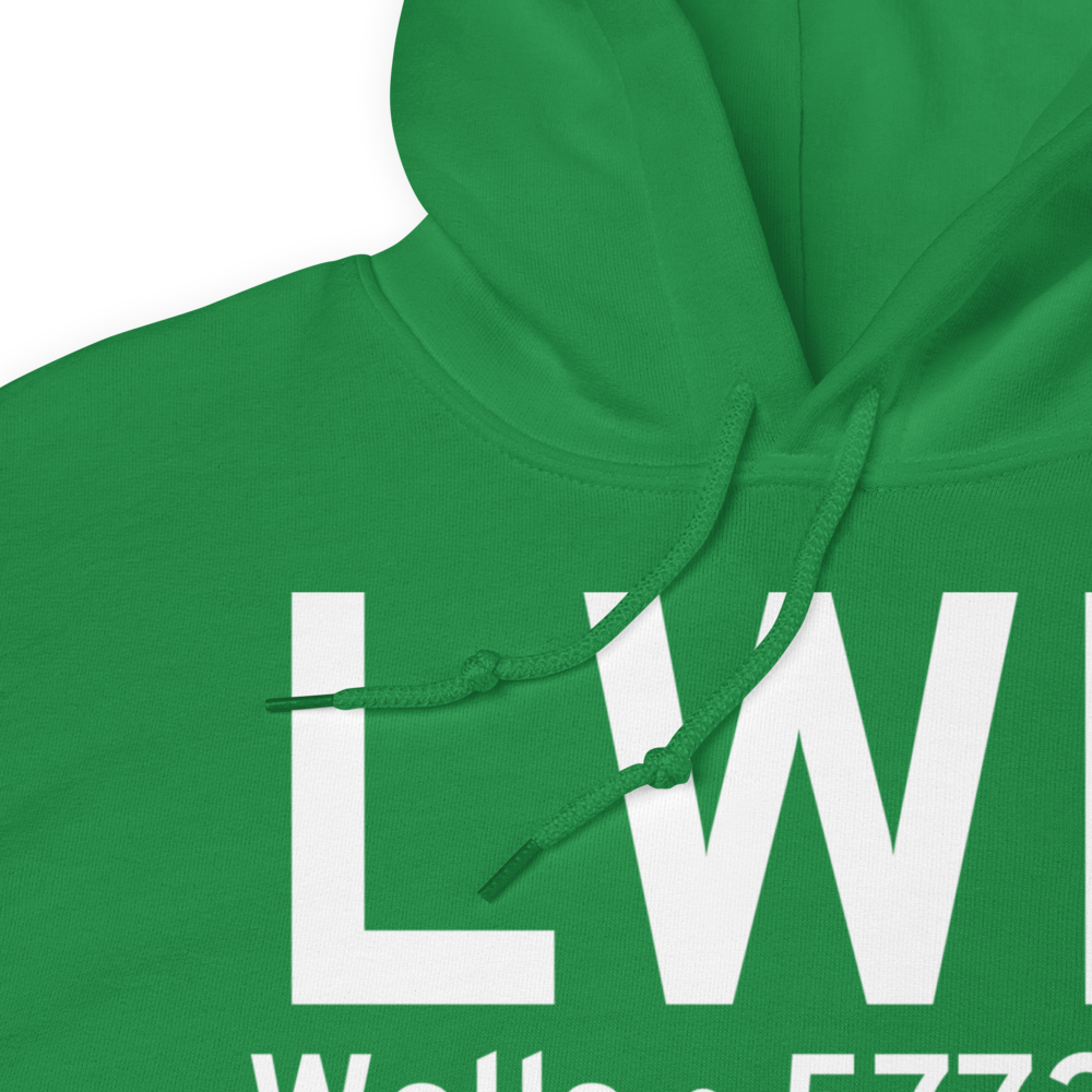 Wells (KLWL) Airport Hoodie Sweatshirt 