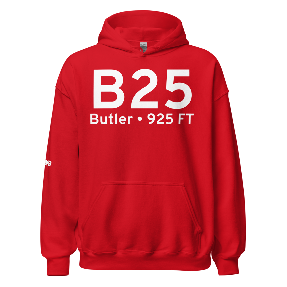 Butler (B25) Airport Hoodie Sweatshirt 